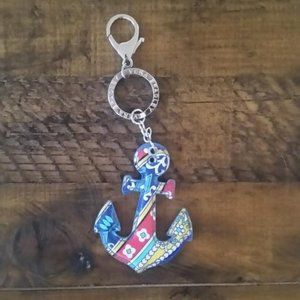 Vera Bradley Anchor Key Chain